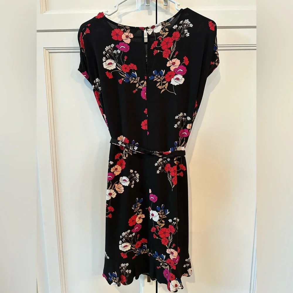 Popsugar black floral dress size L - Picture 4 of 11